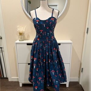 Unique Vintage Midi Dress